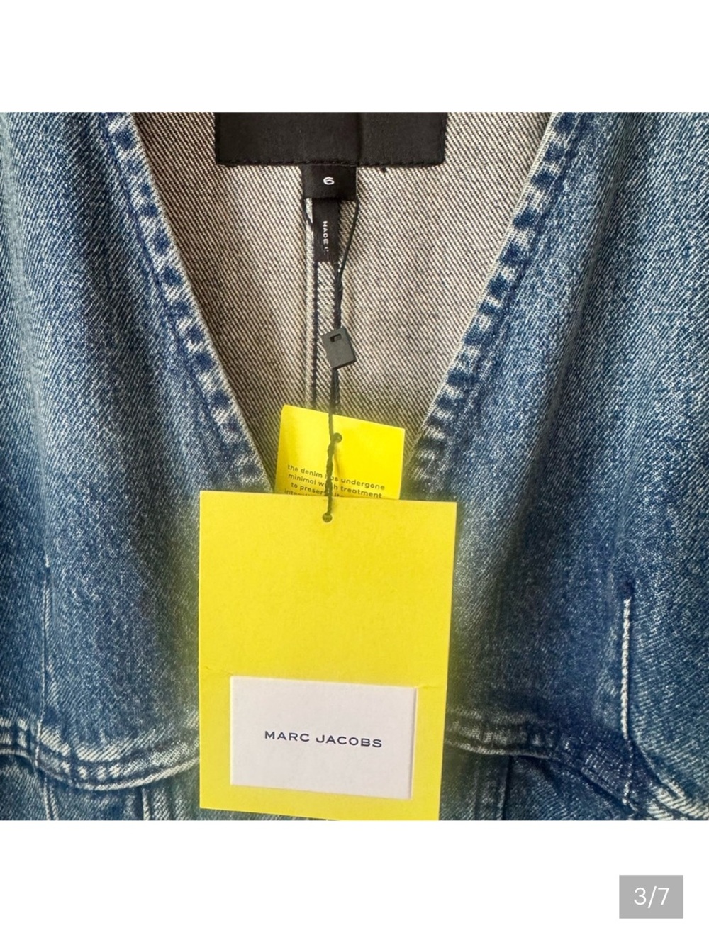 Marc Jacobs Wave Denim Dress - Picture 2 of 6